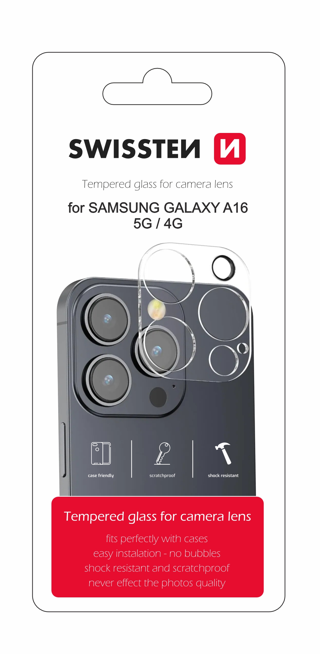 Sklo na objektív pre Galaxy A16 od Swissten