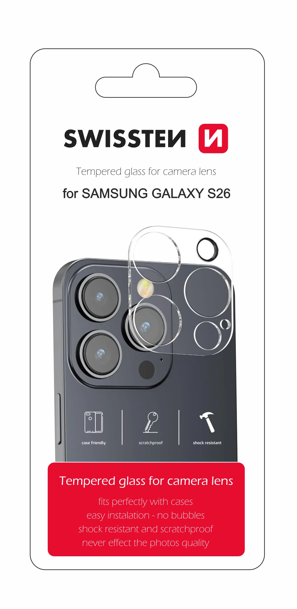 Sklo na objektív Swissten pre Galaxy S26
