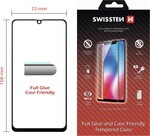 Sklo Swissten Full Glue pre Samsung Galaxy A02s, čierne
