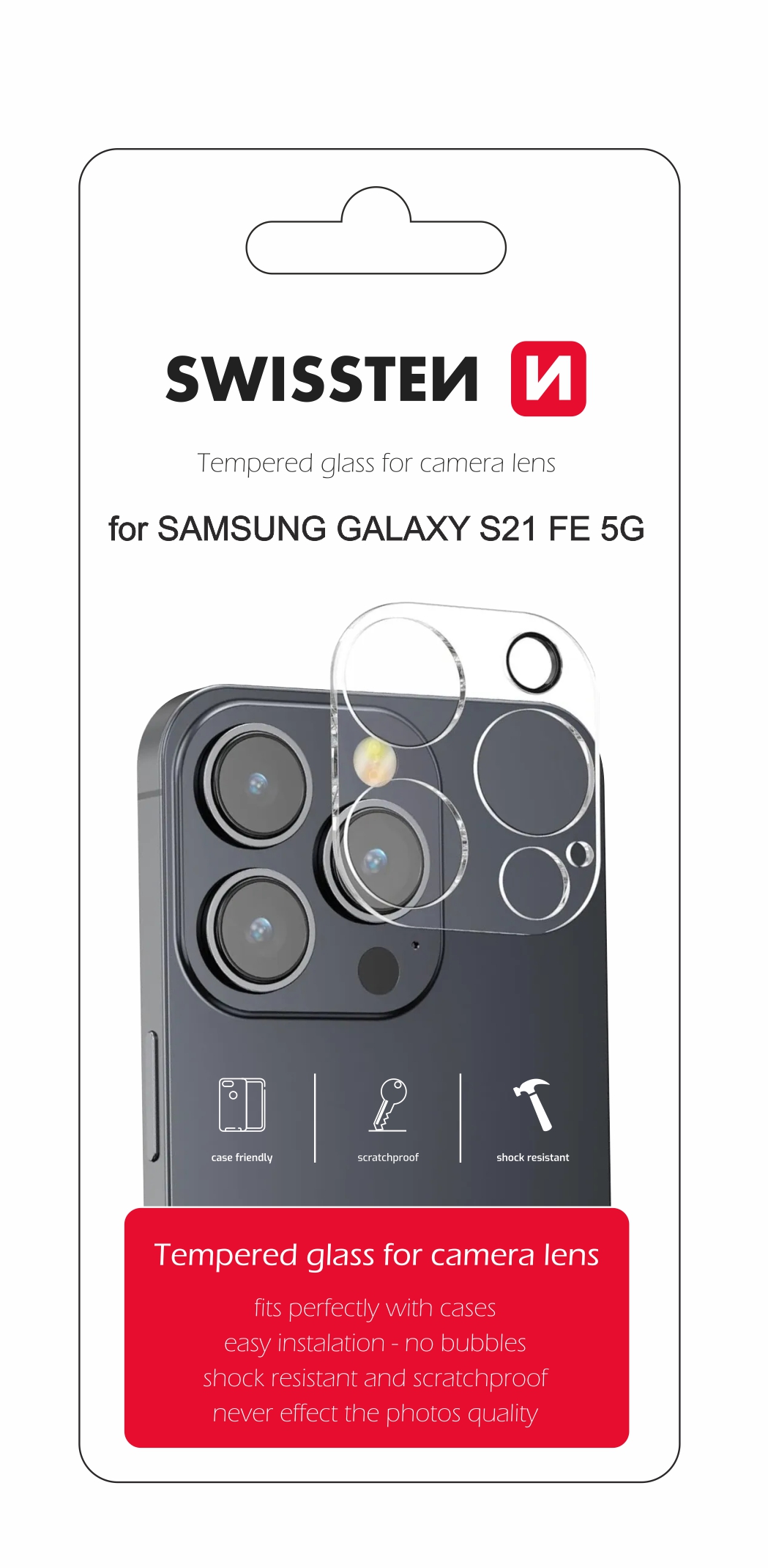 Sklo Swissten na objektív Galaxy S21 FE