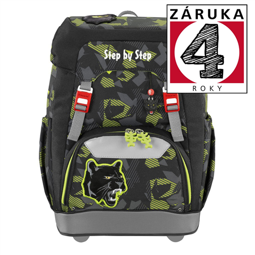 Školní batoh Step by Step GRADE Černý panter, AGR certifikát