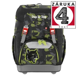 Školní batoh Step by Step GRADE Černý panter, AGR certifikát