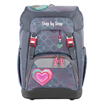 Školský batoh Step by Step GRADE Glitter Heart Hazle, certifikát AGR
