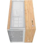 Skriňa Corsair 2500X Micro-ATX, biela/bambusová