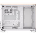 Skriňa Corsair 2500X Micro-ATX, biela/bambusová