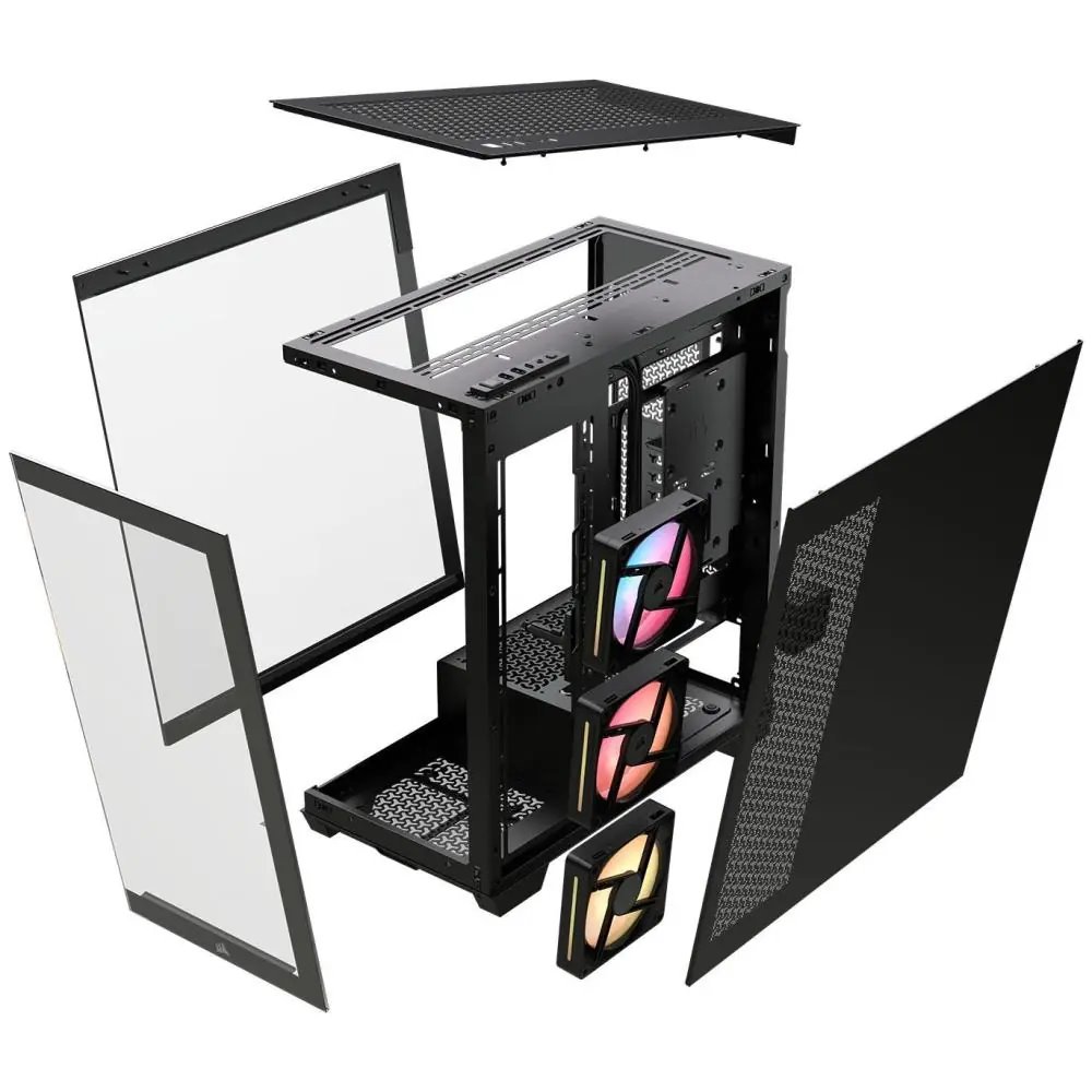 Skriňa Corsair 3500X LX-R RGB, čierna