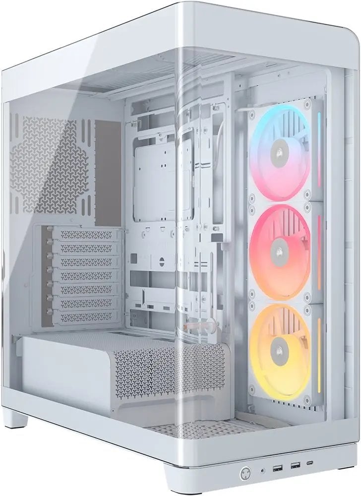 Skriňa Corsair Frame 4500X LX-R RGB, biela
