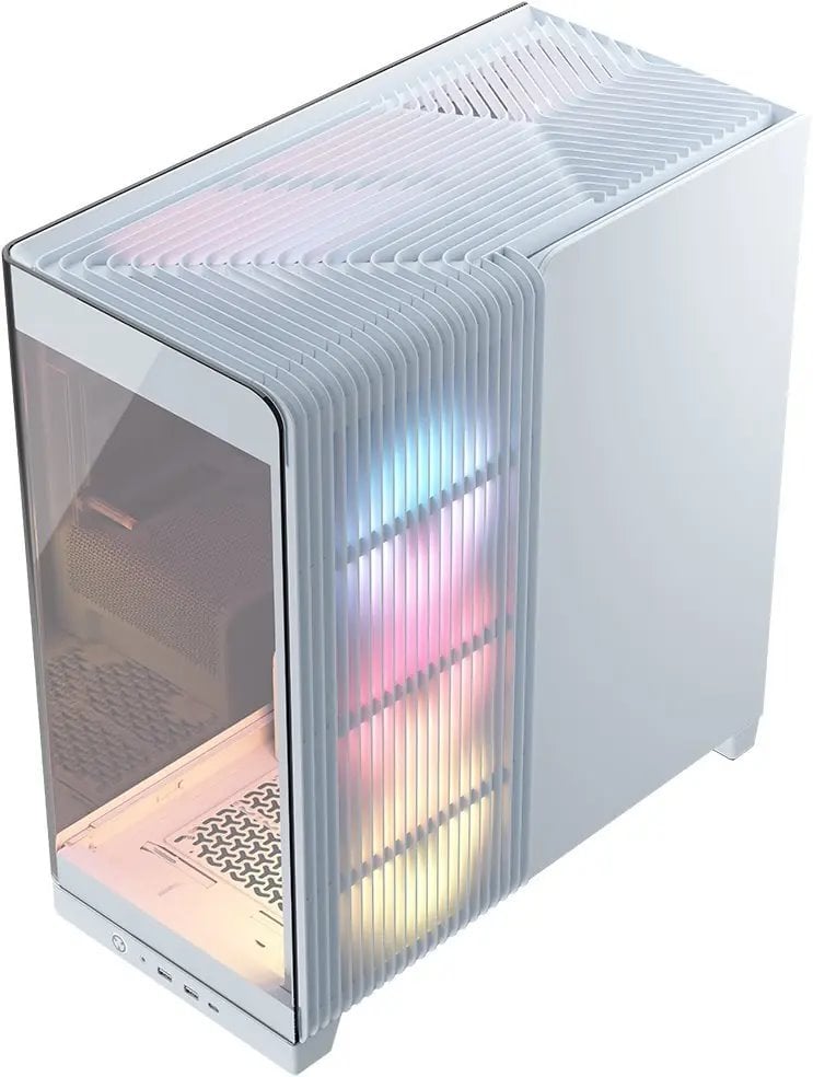 Skriňa Corsair Frame 4500X LX-R RGB, biela