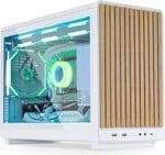 Skriňa Lian Li DAN A3-mATX Wood Edition, biela