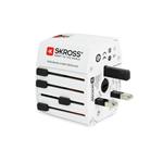 SKROSS cestovní adaptér MUV USB, USB A+C, univerzální pro 150 zemí