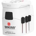SKROSS cestovní adaptér PRO Light USB 2A - World, UK+USA+AUS/CN, univerzální, uzemněný, 2x USB-A 12W
