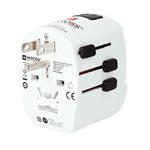 SKROSS cestovní adaptér PRO Light USB AC45PD - World, UK+USA+AUS/CN, univerzální, uzemněný, USB A+C 45W