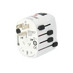 SKROSS cestovní adaptér PRO+ USB AC30PD, univerzální, uzemněný, USB A+C 30W PD