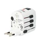 SKROSS cestovní adaptér PRO+ USB AC30PD, univerzální, uzemněný, USB A+C 30W PD