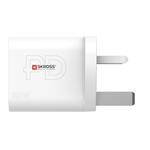 SKROSS Napájací adaptér USB-C Napájacia nabíjačka 30W UK, Power Delivery, typ G