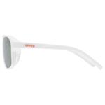Slnečné okuliare UVEX COSMIC WHITE MATT / MIR. ČERVENÉ
