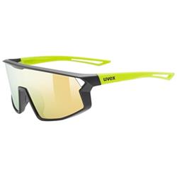 Slnečné okuliare UVEX SKYRYSE JR. BLACK-YELLOW MATT/MIR.YELLOW