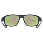 Slnečné okuliare UVEX SPORTSTYLE 230 BLACK MATT/MIR.GREEN 