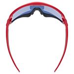 Slnečné okuliare UVEX Sportstyle 231, červené/čierne matné