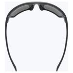 Slnečné okuliare UVEX SPORTSTYLE 238 BLACK MATT/MIR. SILVER