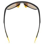 Slnečné okuliare UVEX SPORTSTYLE 515 BLACK MATT/MIR. ŽLTÉ