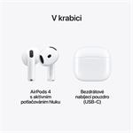 Slúchadlá Apple AirPods 4 s aktívnym potláčaním hluku (ANC)