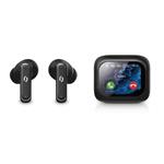 Slúchadlá Bluetooth Aligator Pods LCD + ANC, čierne
