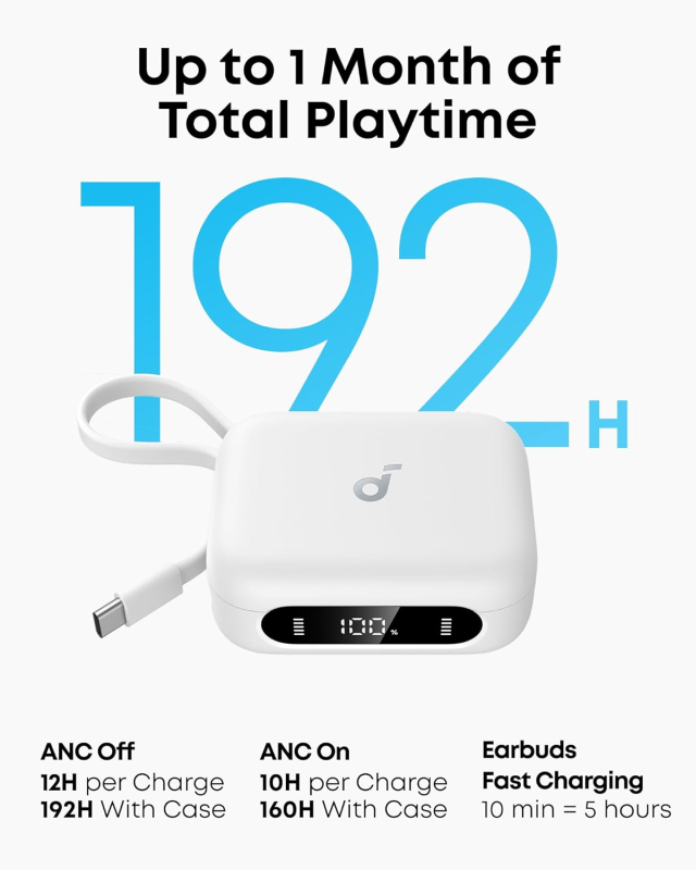Slúchadlá Bluetooth Anker soundcore P41i biele