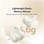 Slúchadlá Bluetooth Baseus Bass 15 Clip Open Ear biele