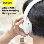 Slúchadlá Bluetooth Baseus Encok D02 Pro biele
