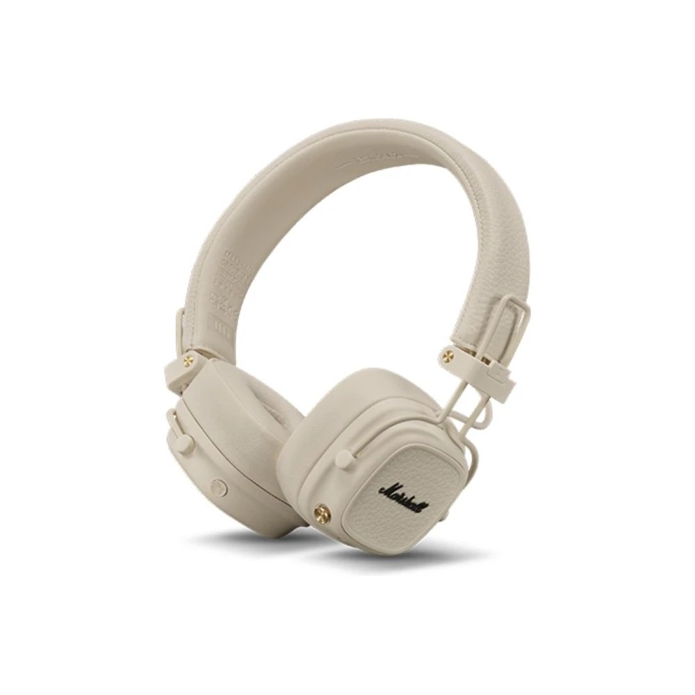 Slúchadlá cez uši Marshall Major V Bluetooth, krémové