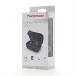 Slúchadlá do uší Thomson Bluetooth WEAR7701, bezdrôtové, nabíjacie puzdro, čierne
