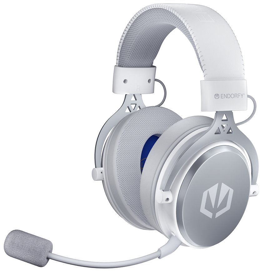 Slúchadlá Endorfy VIRO Wireless v bielej farbe Onyx White
