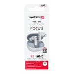 Slúchadlá Swissten ANC Focus, biele