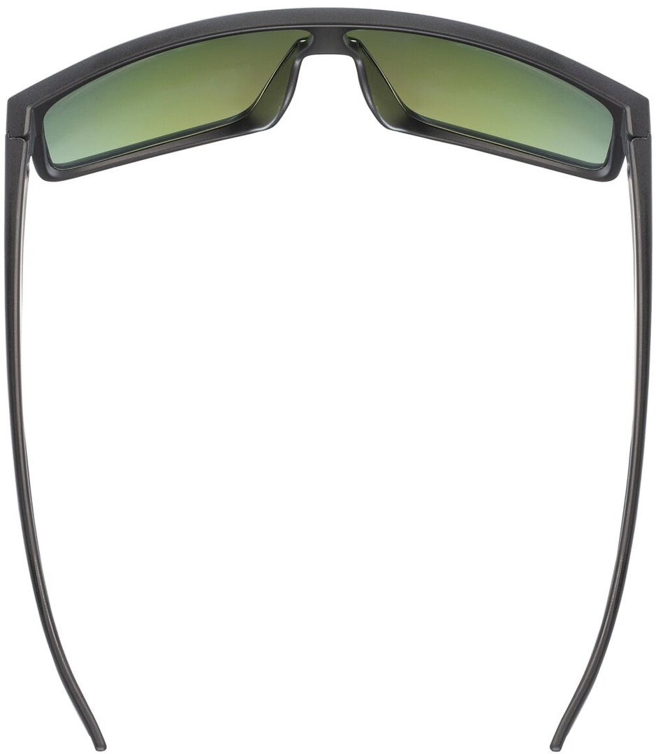 Sluneční brýle UVEX LGL 51 BLACK MAT/MIR.GREEN