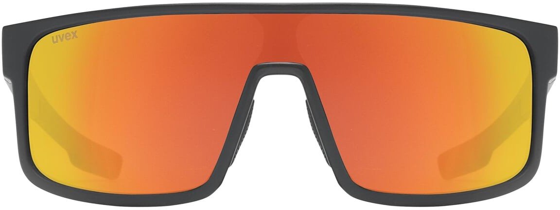 Sluneční brýle UVEX LGL 51 BLACK MAT/MIR.RED