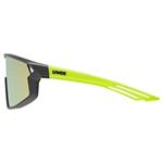 Sluneční brýle UVEX SKYRYSE JR. BLACK-YELLOW MATT/MIR.YELLOW 