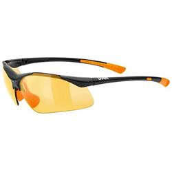 Sluneční brýle UVEX SPORTSTYLE 223 BLACK / LTM.ORANGE