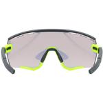 Sluneční brýle UVEX SPORTSTYLE 236 SET BLACK LIME MAT / MIRROR YELLOW (CAT. 2) + CLEAR (CAT. 0)