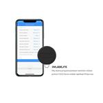 Smart tracker FIXED Sense s hnědým koženým pouzdrem a karabinou