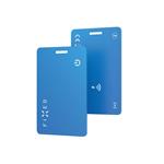 Smart tracker FIXED Tag Card 2 s podporou Find My, bezdrátové nabíjení, modrý