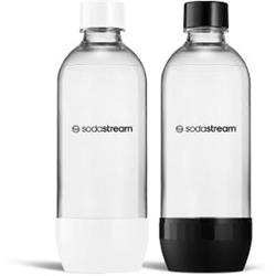 SodaStream JET bottle 2x 1 l, white/black