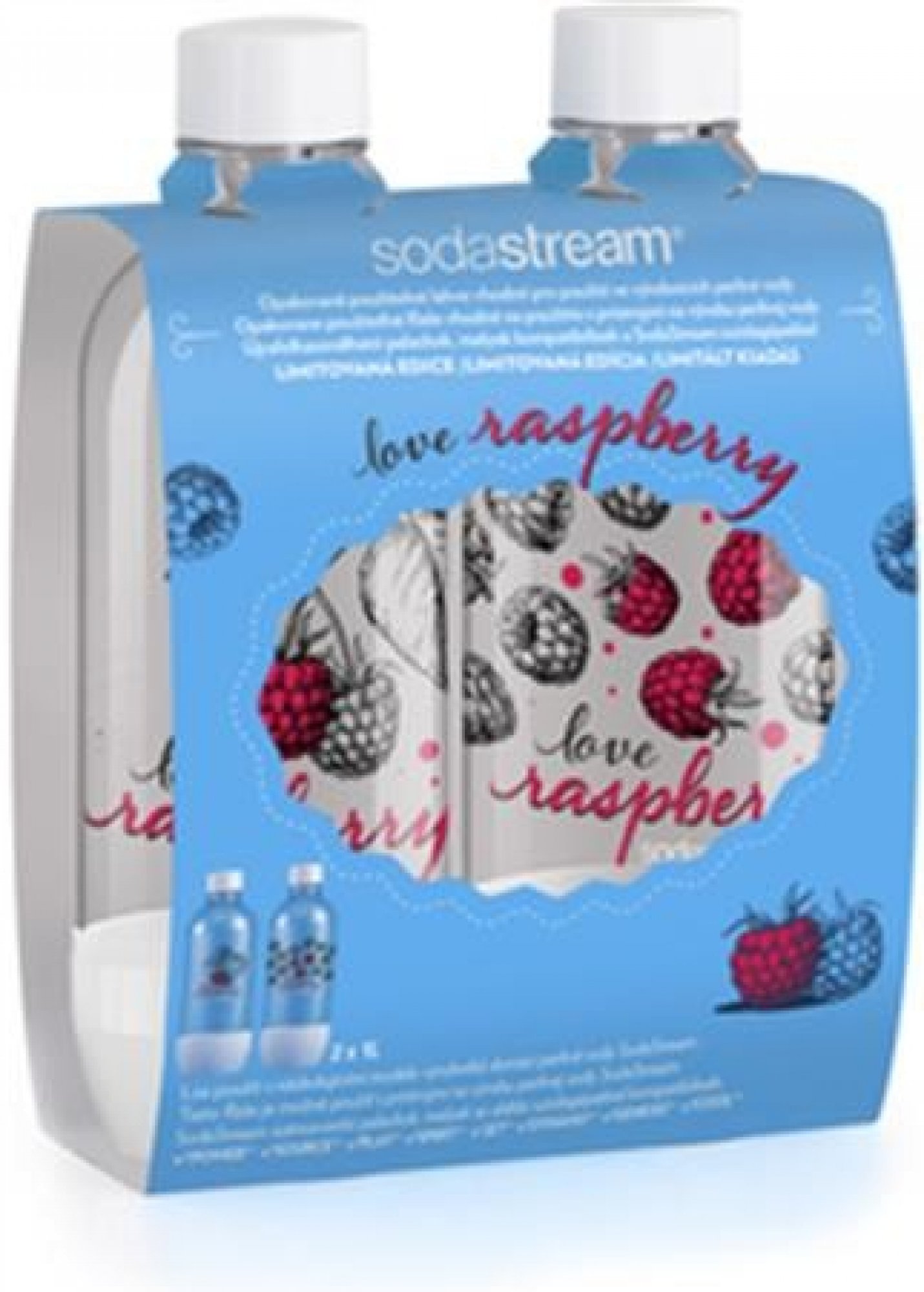 SodaStream Lahev JET DUO Love Raspberry Pack, 1 l (42003836) TSBOHEMIA.CZ