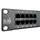 SOLARIX ISDN panel, 50 x RJ45, čierny, 1U SX50-ISDN-BK