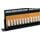 SOLARIX patch panel, CAT6, 24 x RJ45 , UTP, s vyväzovacou lištou, čierny, 1U SX24L-6-UTP-BK