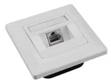 SOLARIX zásuvka, CAT6, STP, 1 x RJ45, pod omietku, biela SX9-1-6-STP-WH