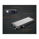 Solárna vonkajšia powerbanka Viking W24W 24000 mAh, bezdrôtové nabíjanie