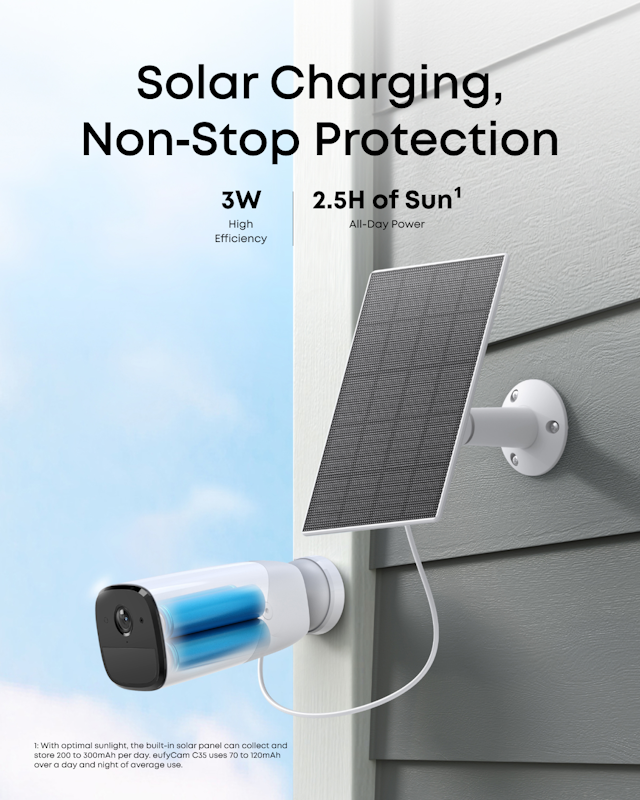 Solární panel Anker eufy C10 3W bílý