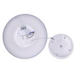 Solight Acate LED osvetlenie s ochranou proti vlhkosti, IP54, 24W, 2160lm, 3CCT, 30cm, strieborná