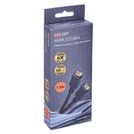 Solight HDMI kábel s Ethernetom, konektor HDMI 2.0 A - konektor HDMI 2.0 A, blister, 1,5 m